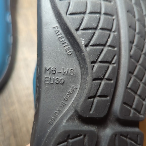 OOFOS Unisex OOcloog Slip On Comfort Shoe Clog Recovery Women's 8 /Men's 6 Blue - Picture 8 of 14